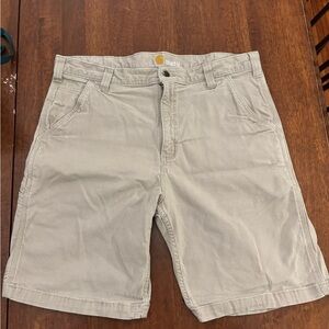 Carhartt Men's Beige Cargo Shorts